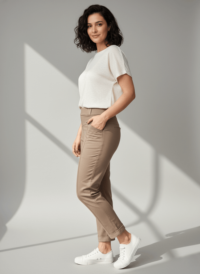 Calça Vic - Moletinho Jeans