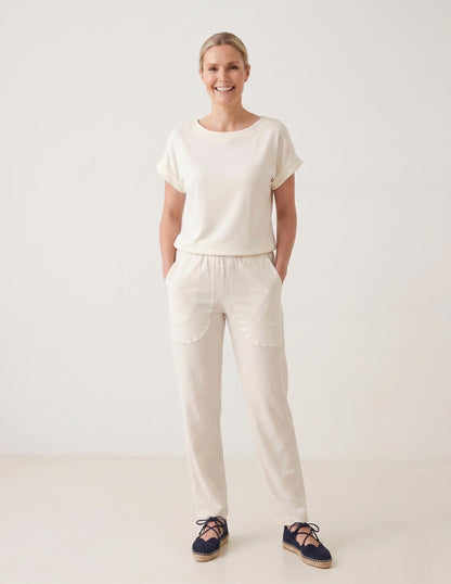 Conjunto Aline - Moletinho Jeans