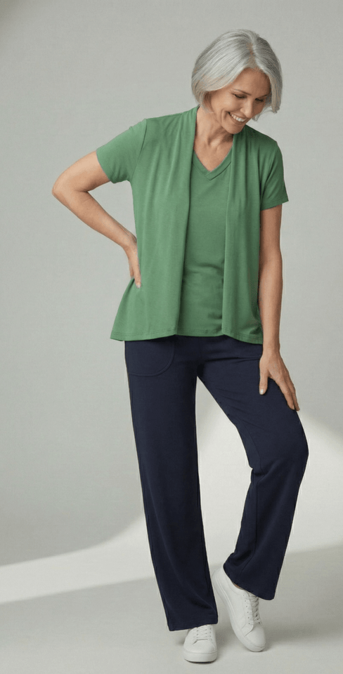 Duplinha Boa: Colete + Básica - Malha Viscolycra