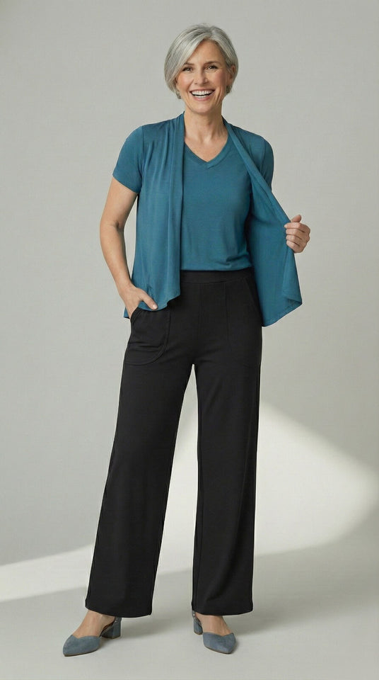 Duplinha Boa: Colete + Básica - Malha Viscolycra