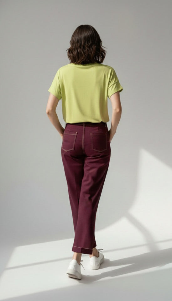 Calça Adriana Pesponto - Moletinho