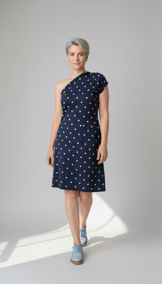 Vestido Chloe Poá - Malha Viscolycra