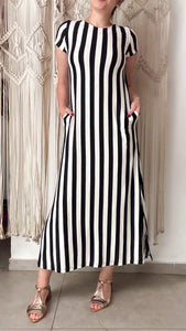 Vestido Mônica Navy - Malha Viscolycra