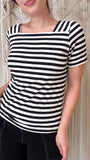 Blusa Alice Navy - Malha Viscolycra