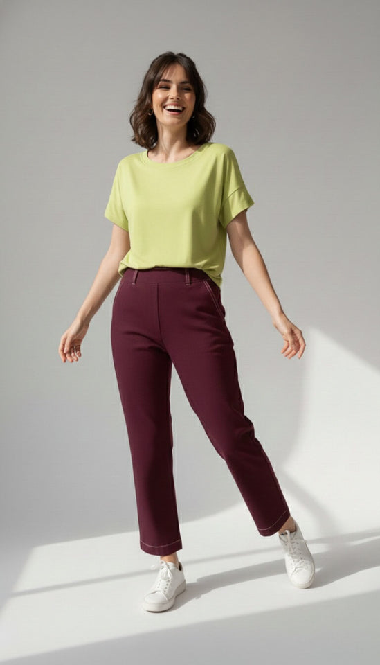 Calça Adriana Pesponto - Moletinho