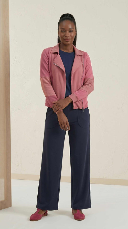 Jaqueta Domenica - Moletinho Jeans