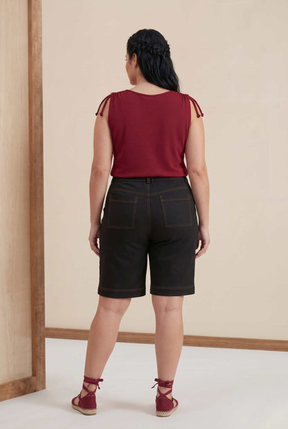 Bermuda Cecilia ÚLTIMAS PEÇAS - Moletinho Jeans