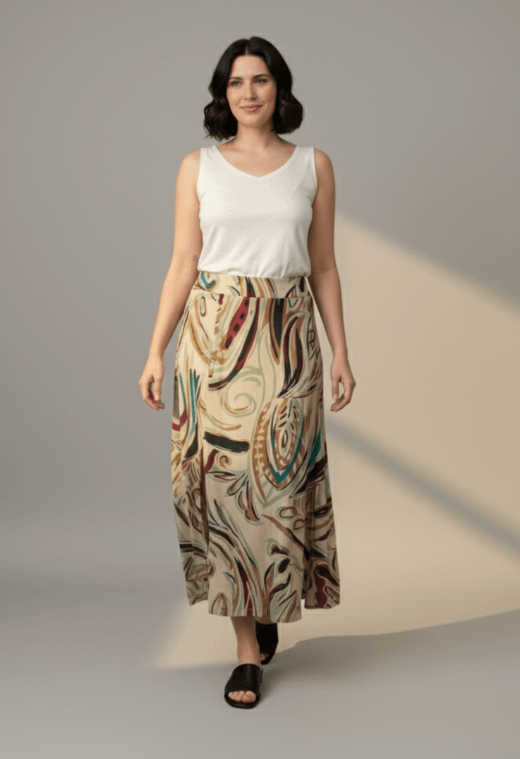 Saia Barbara - Malha Viscolycra