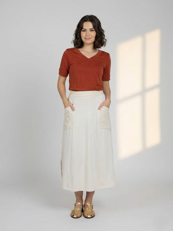 Saia Manu - Moletinho Linho