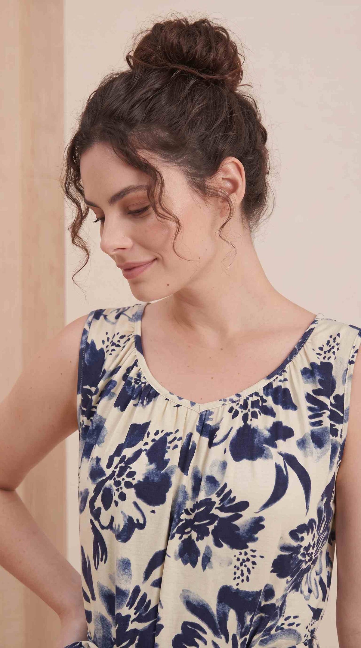 Vestido Caraíva Estampa - Malha Viscolycra