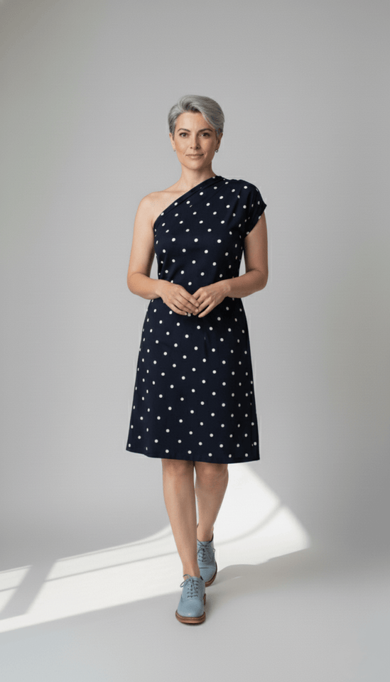 Vestido Chloe Poá - Malha Viscolycra