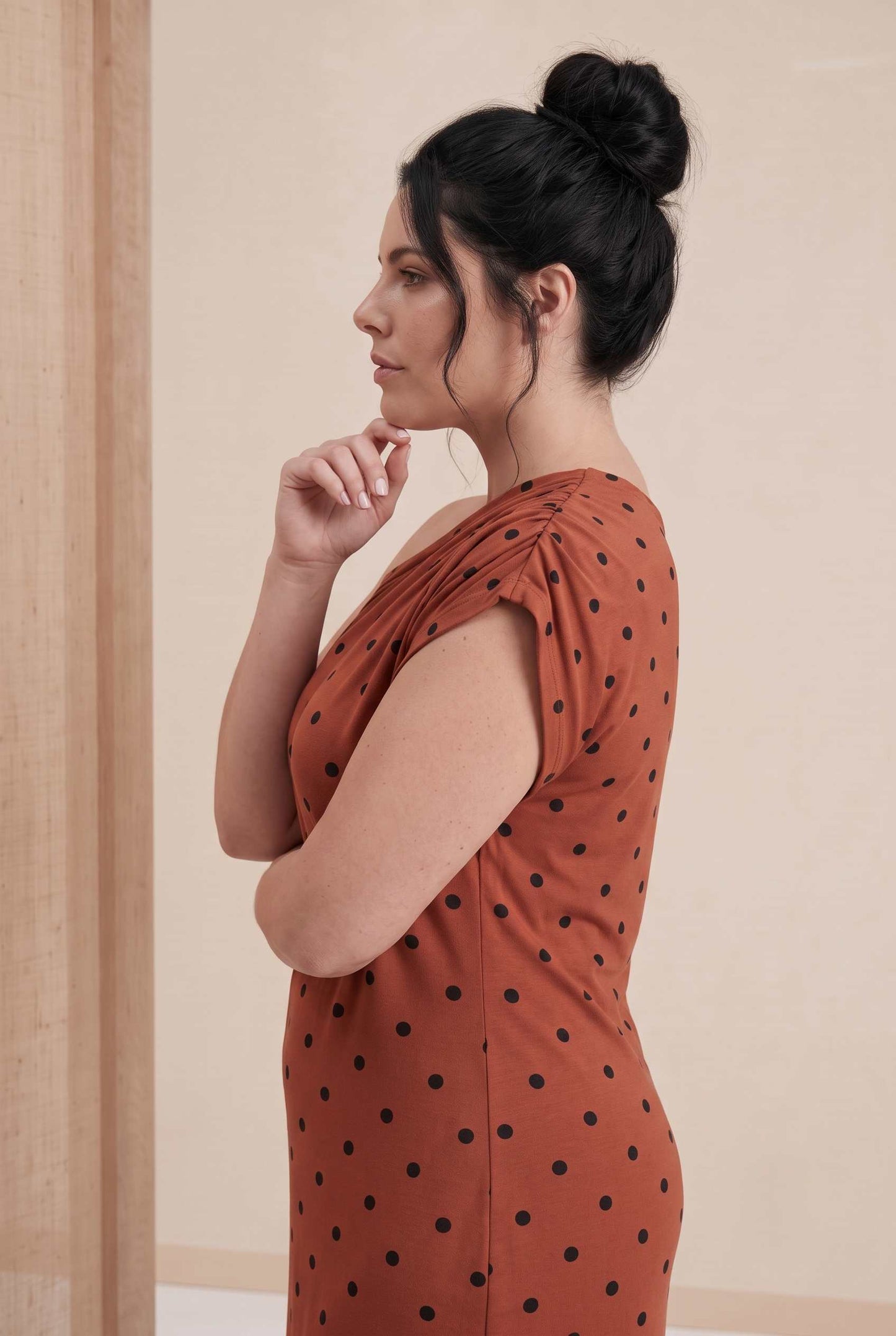 Vestido Chloe Poá ÚLTIMAS PEÇAS - Malha Viscolycra