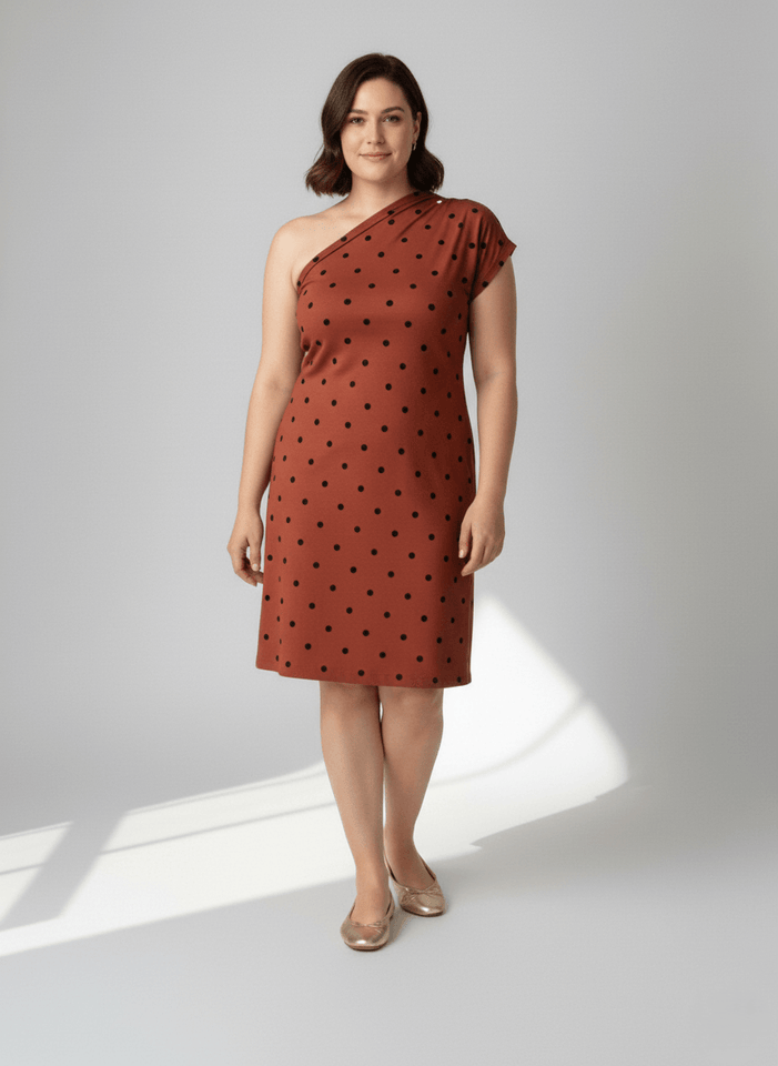 Vestido Chloe Poá - Malha Viscolycra