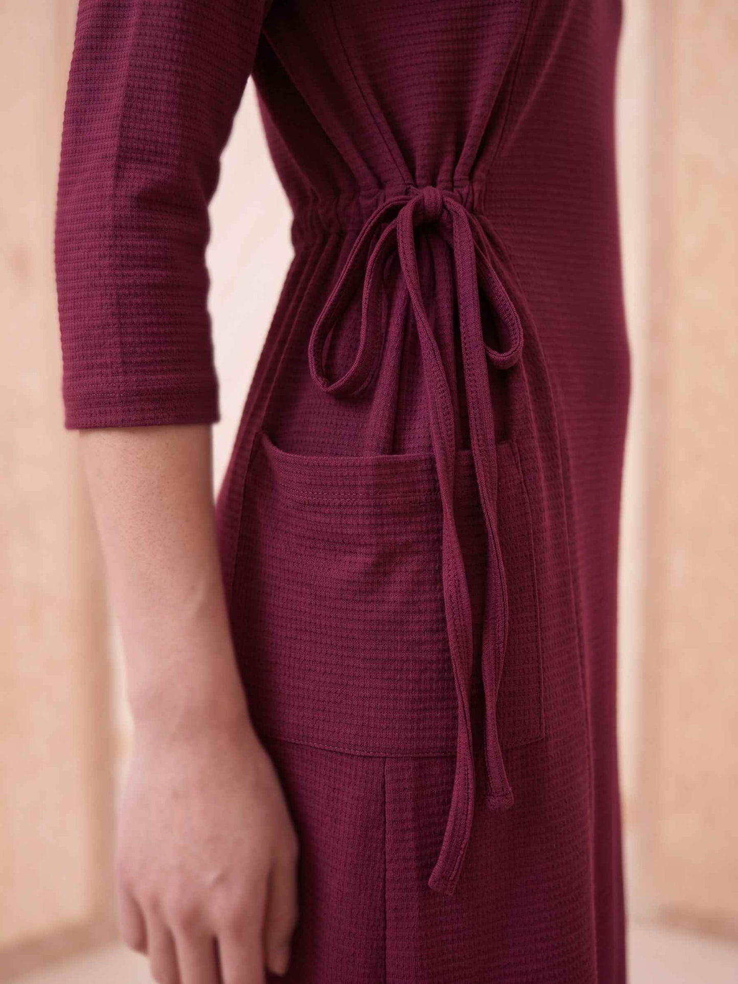 Vestido Leila + Golinha - Malha Texturizada