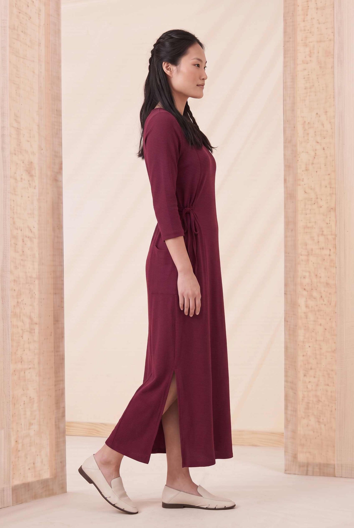 Vestido Leila + Golinha - Malha Texturizada