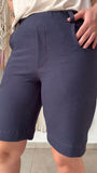 Bermuda Cecilia - Moletinho Jeans