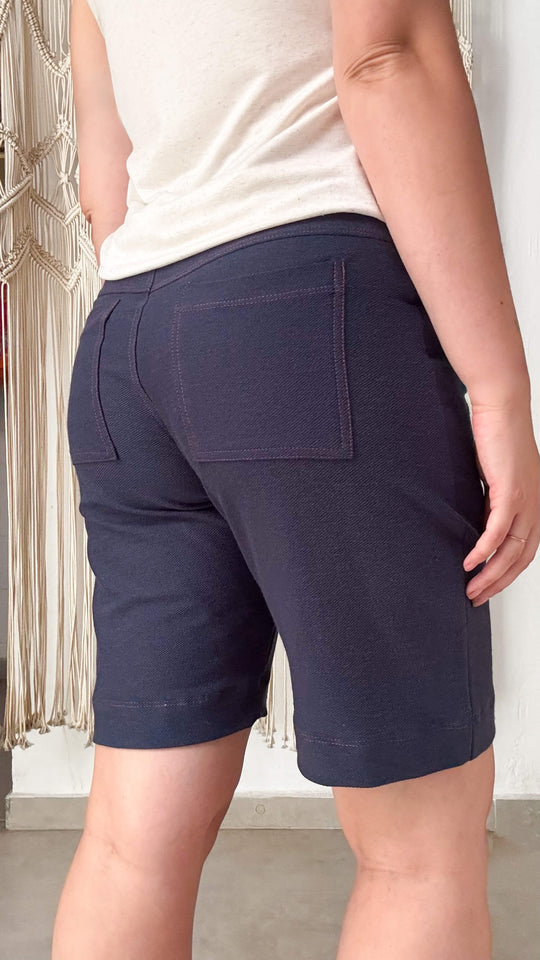 Bermuda Cecilia - Moletinho Jeans