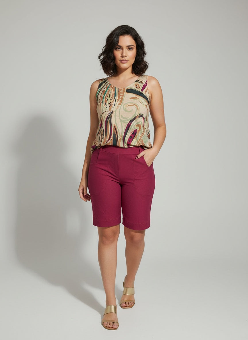 Bermuda Cecilia - Moletinho Jeans