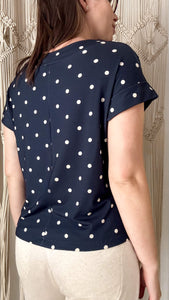 Blusa Amanda Poá - Malha Viscolycra