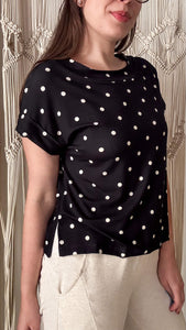 Blusa Amanda Poá - Malha Viscolycra