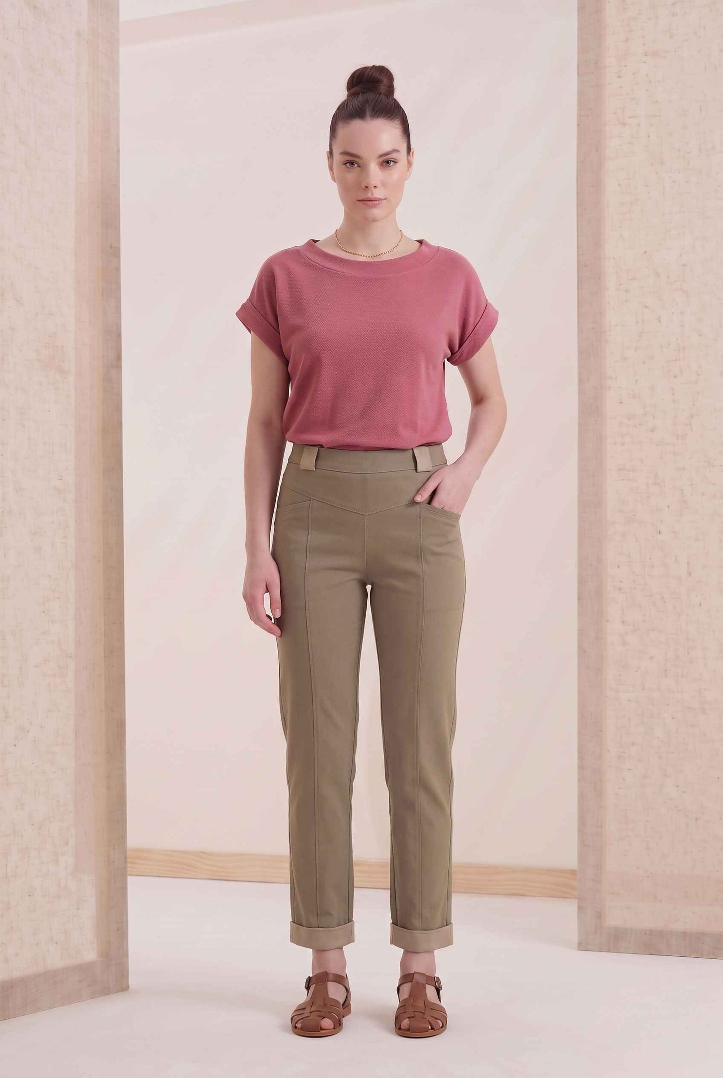 Blusa Amanda - Moletinho Jeans
