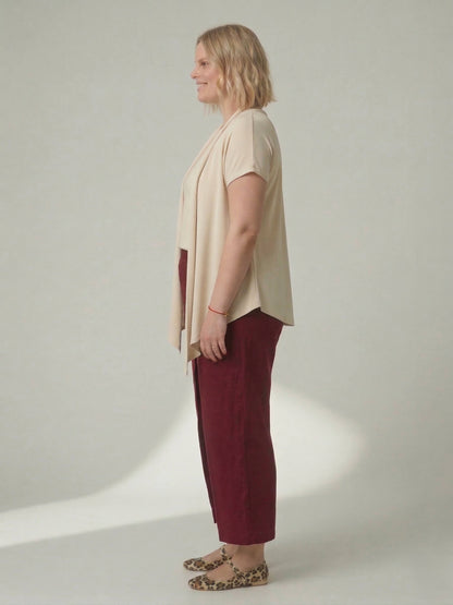 Blusa Cardigan - Malha Viscolycra