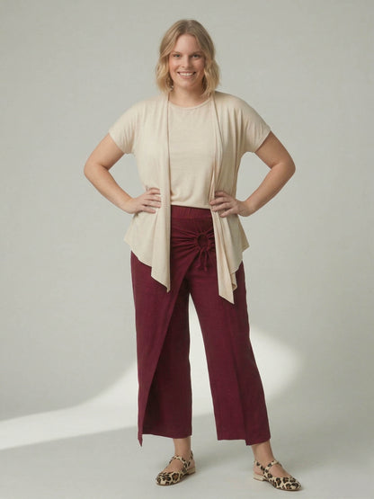 Blusa Cardigan - Malha Viscolycra
