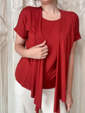 Blusa Cardigan - Malha Viscolycra