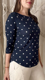 Blusa Fatima Poá - Malha Viscolycra