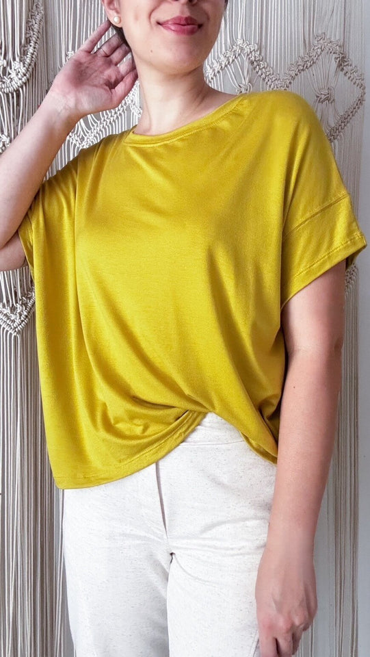 Blusa Quadradinha - Malha Crepe