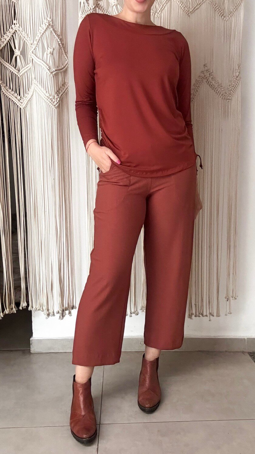 Calça Celina - Moletinho Jeans