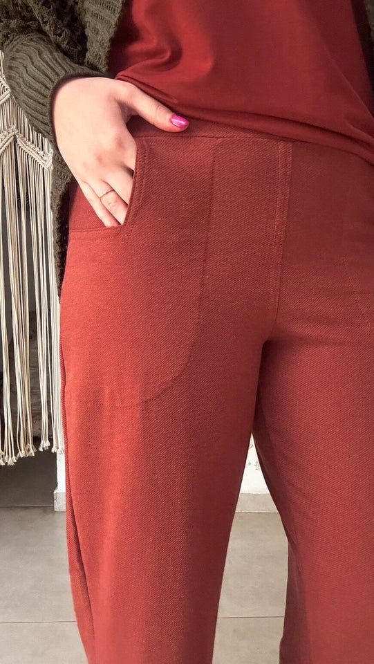 Calça Celina - Moletinho Jeans