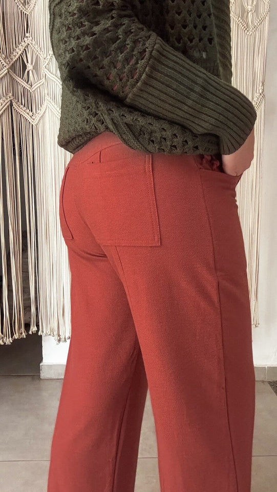 Calça Celina - Moletinho Jeans