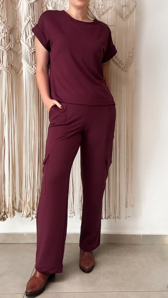 Calça Amanda Cargo - Moletinho