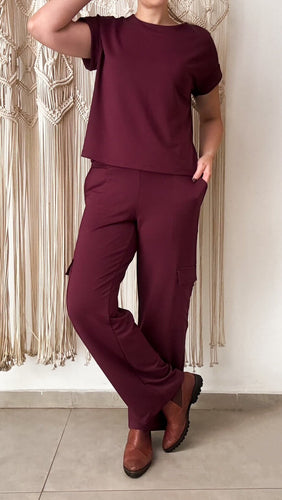 Calça Amanda Cargo - Moletinho
