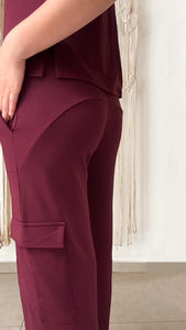 Calça Amanda Cargo - Moletinho