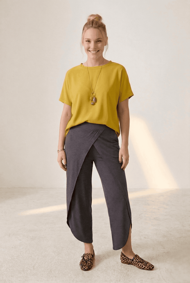 Calça Mid Transpassada - Malha Viscolycra