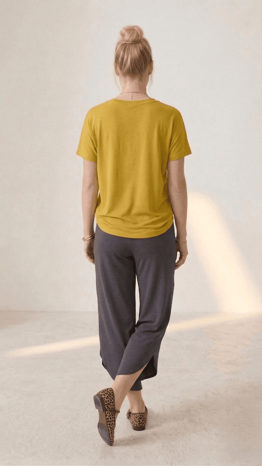 Calça Mid Transpassada - Malha Viscolycra