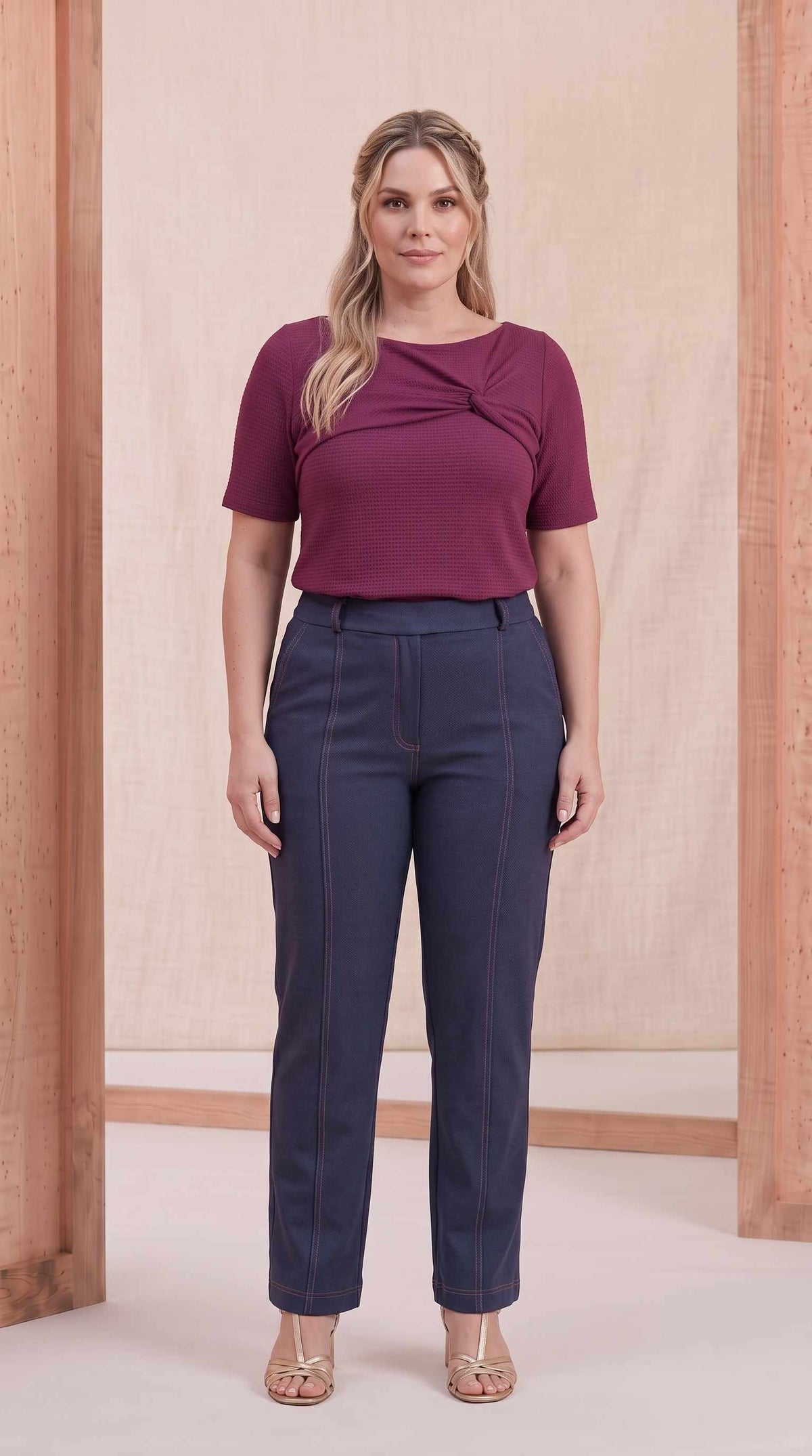 Calça Pietra - Moletinho Jeans
