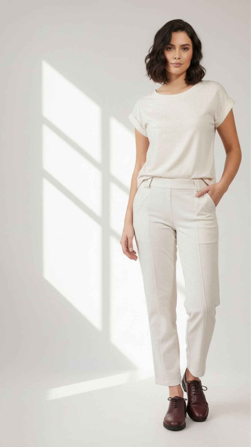 Calça Renata - Moletinho Linho