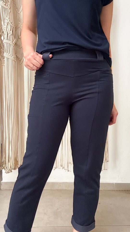 Calça Vic - Moletinho Jeans