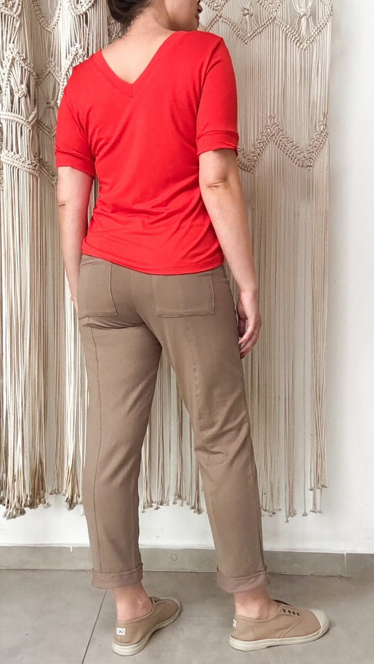 Calça Vic - Moletinho Jeans