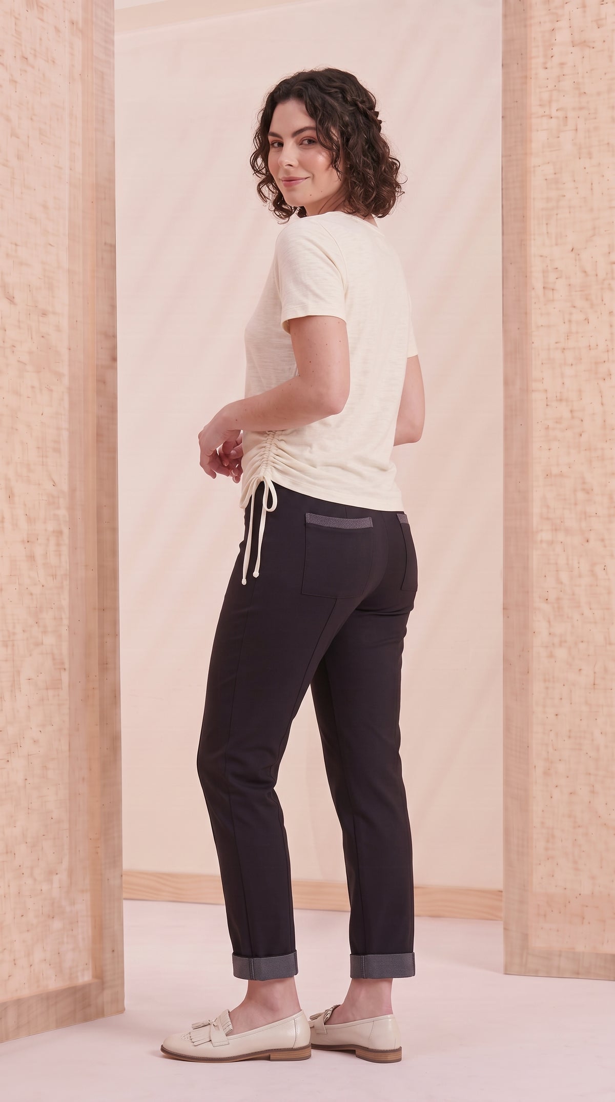 Calça Vic - Moletinho Jeans