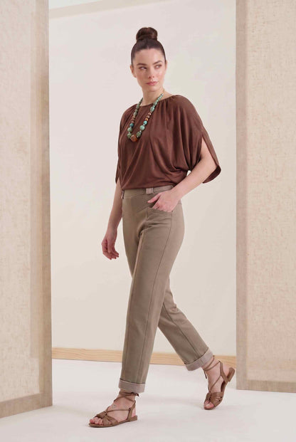 Blusa Maud - Malha Efeito Cetim