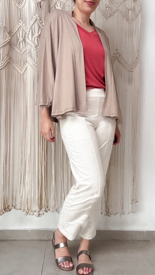 Cardigan Charlotte - Malha Texturizada
