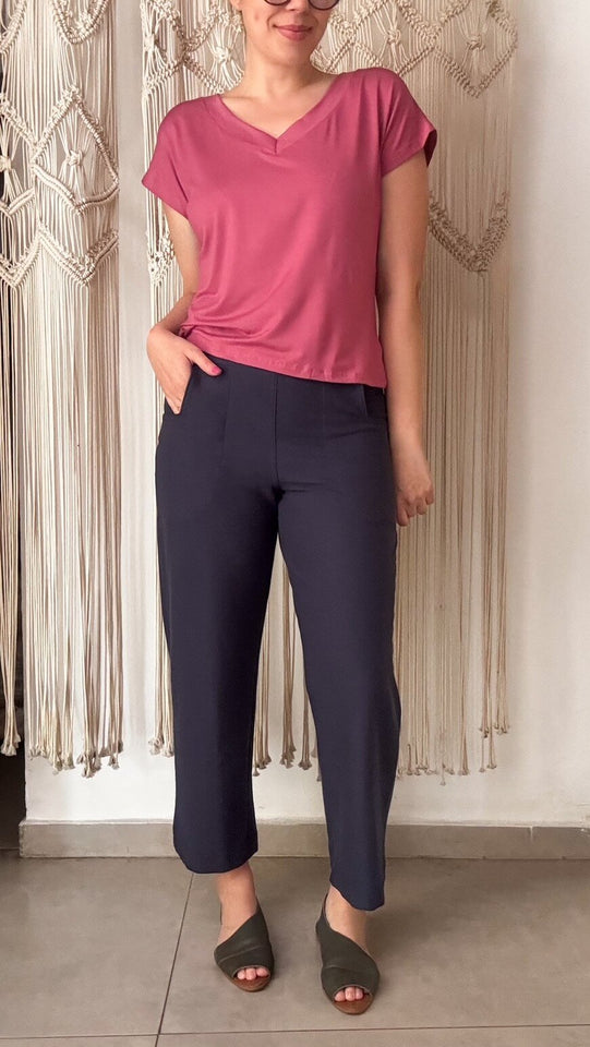 Calça Celina - Moletinho Jeans