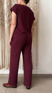 Conjunto Amanda Cargo - Moletinho