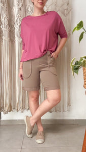 Bermuda Duda - Moletinho Jeans