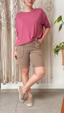 Bermuda Duda - Moletinho Jeans