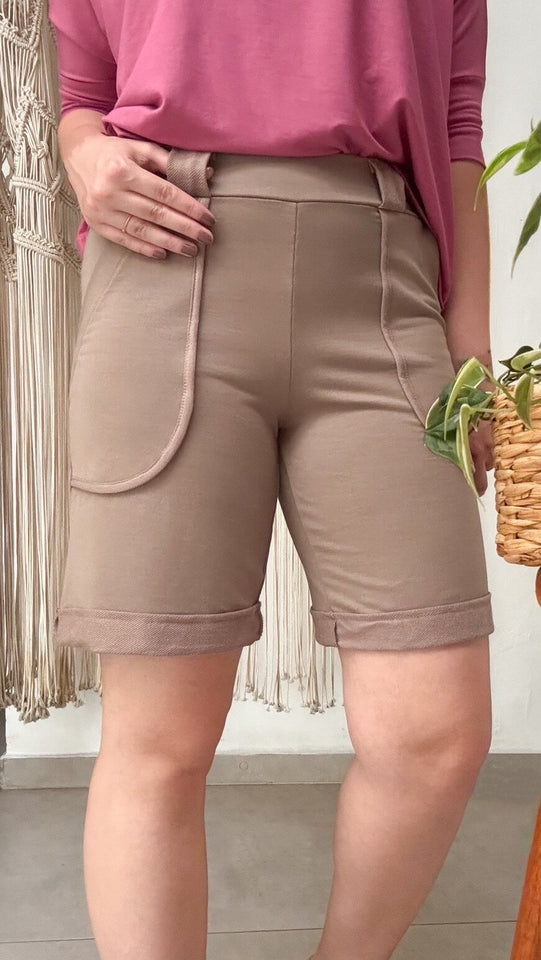 Bermuda Duda - Moletinho Jeans